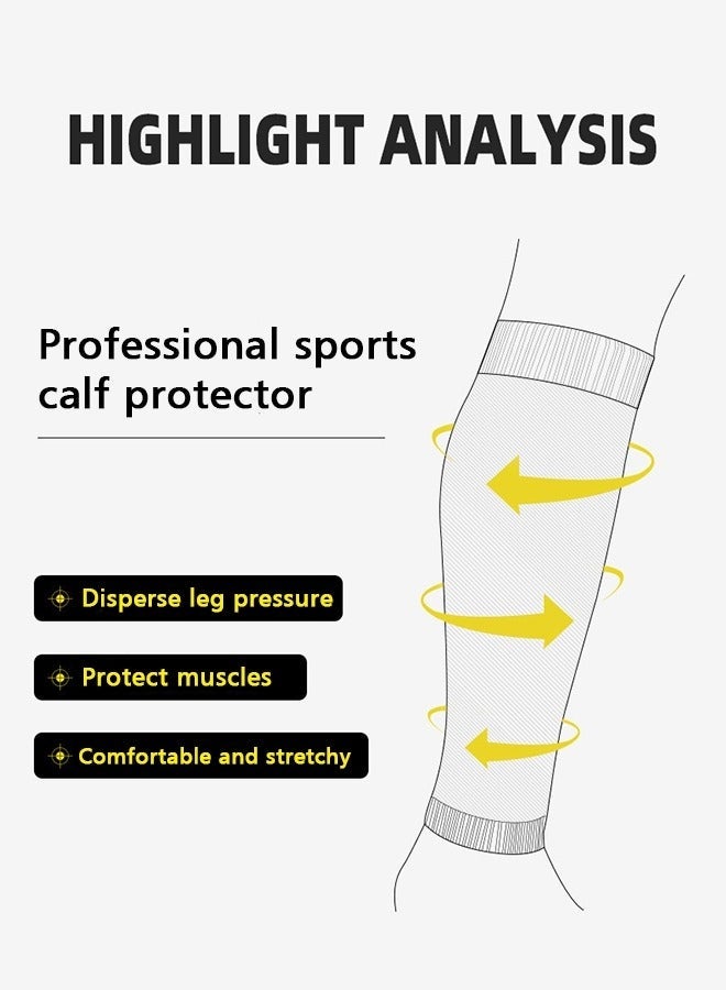 Arabest 3-Piece Soccer Assortment Set, 1 Pair Men's Anti Slip Soccer Socks, 1 Pair Shin Sleeves with Pads, Football Socks with Shin Guard - Image 4
